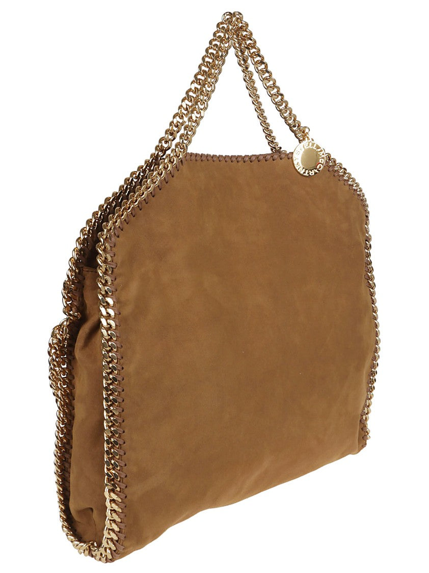 Stella Mccartney Textured Polyester Crossbody Bag With Chain Strap