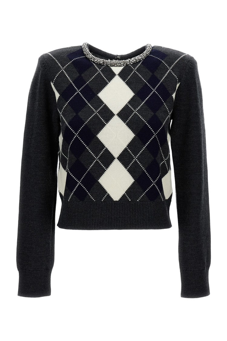 Self-Portrait Crew Neck Sweater