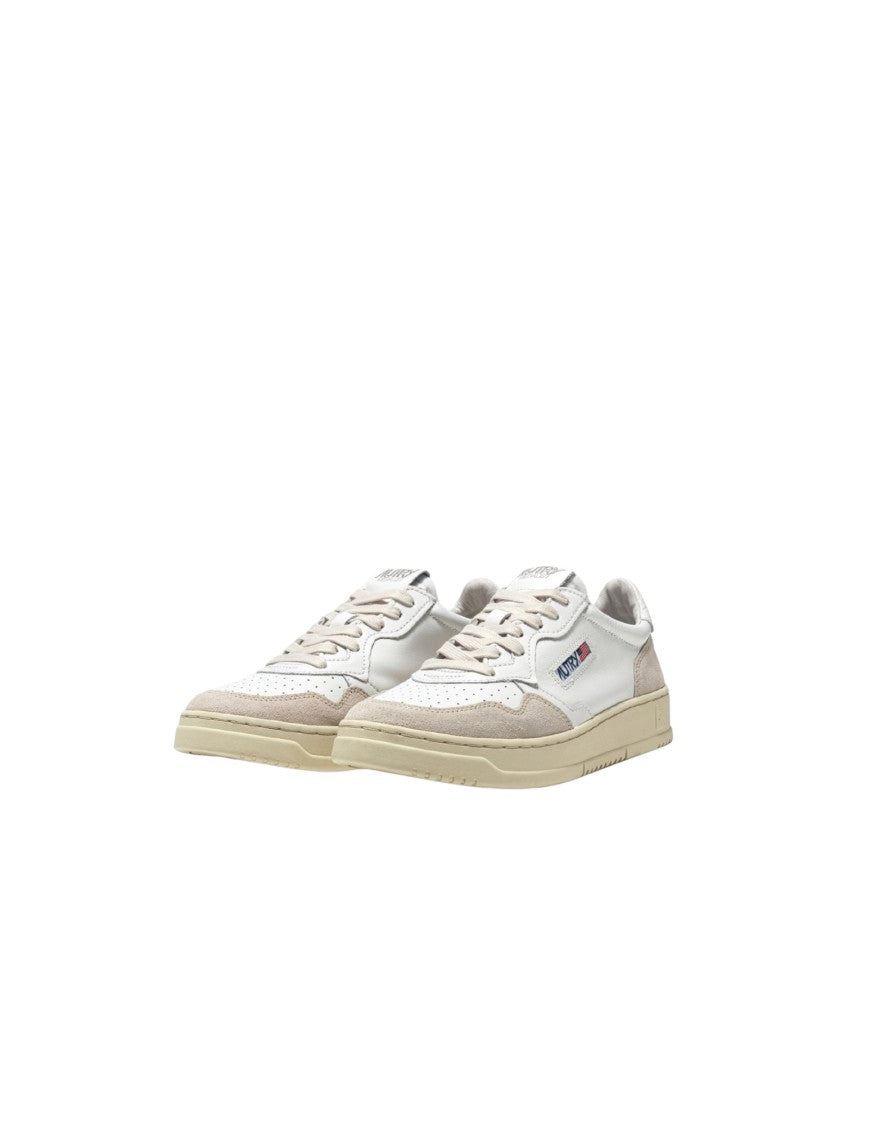 Autry Medalist Low Men’S White/Beige Sneakers