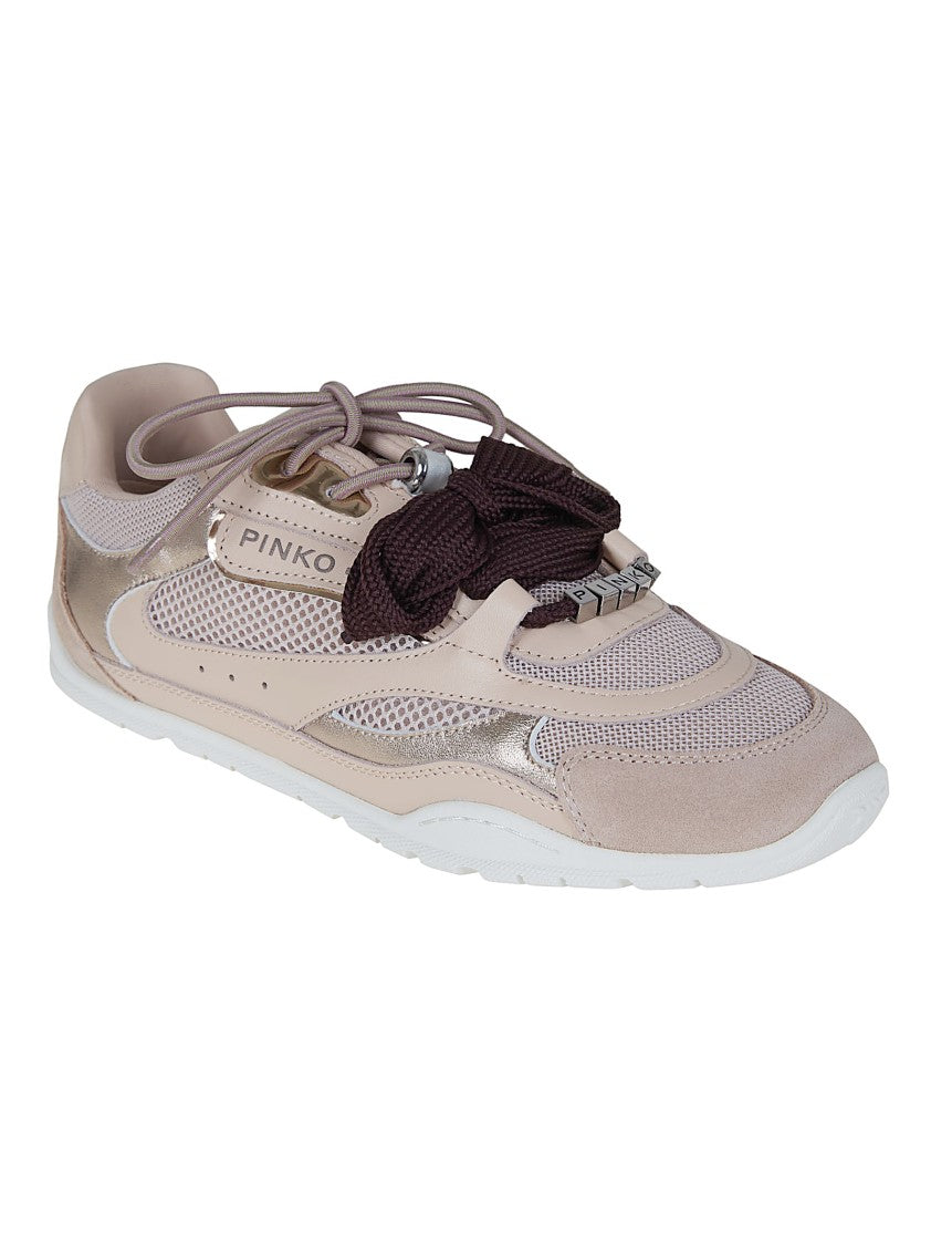 Pinko Yulia 01 Lightweight Sneakers With Padded Heel And Chic Accents