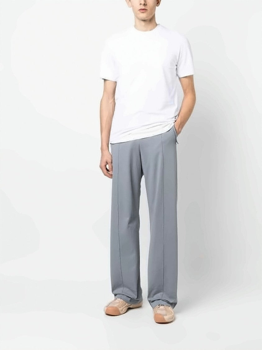 Maison Margiela Minimalist Off-White Cotton Crew Neck T-Shirt