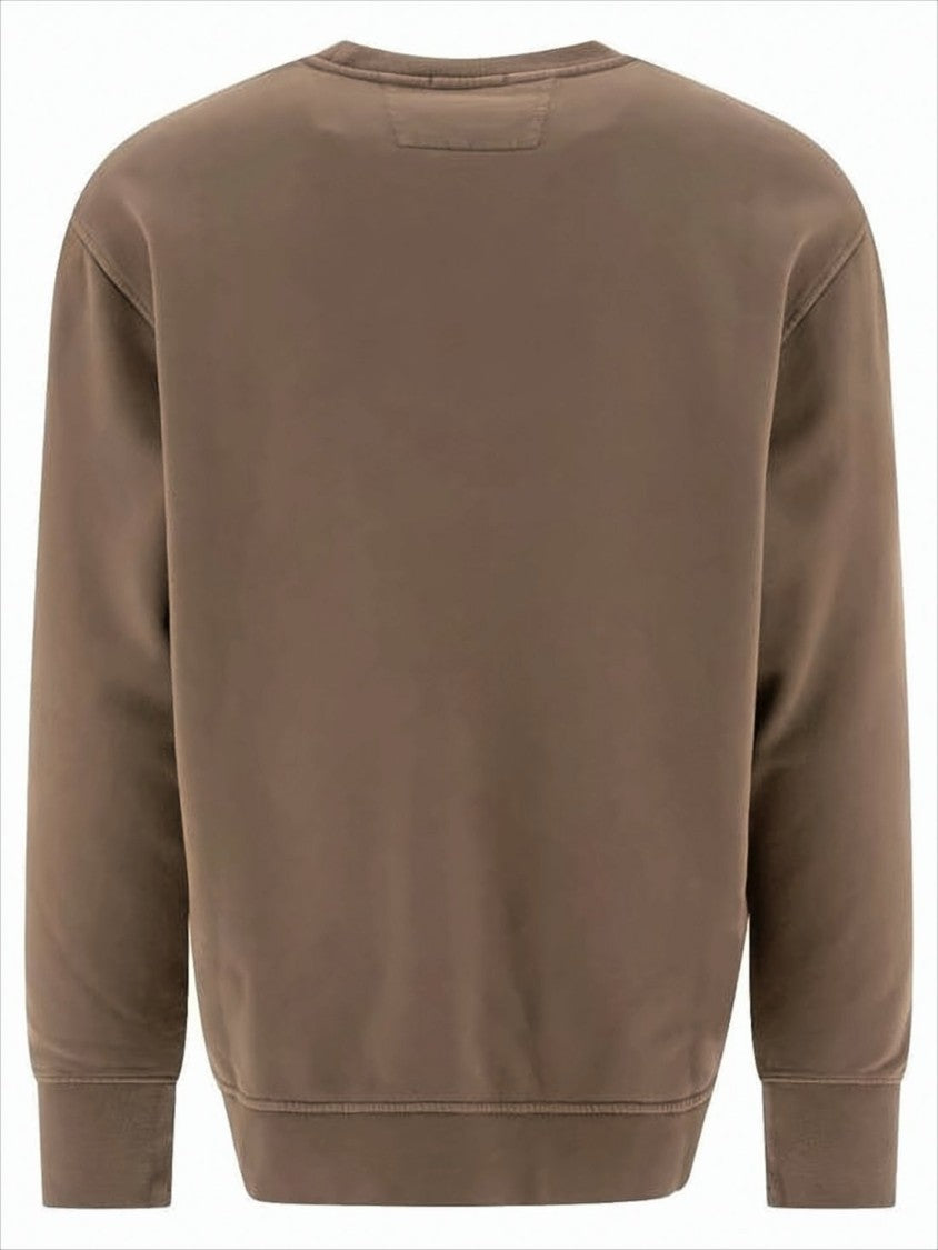 C.P. Company Relaxed Fit Cotton Sweatshirt With Subtle Logo