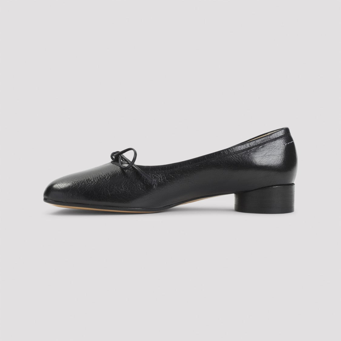 Mm6 By Maison Margiela Chic Calf Leather Ballerinas