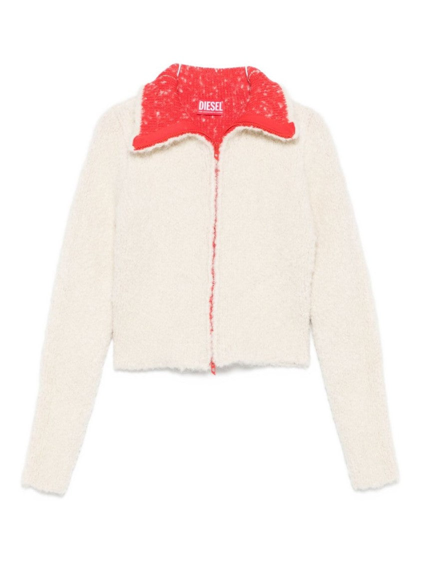 Diesel Cropped White Jacket