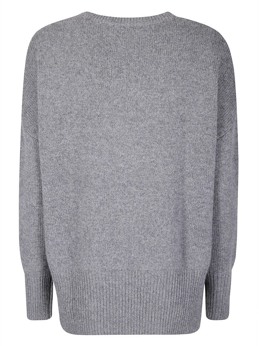 Lisa Yang Cashmere Knit Oversized Sweater With Contrasting Edge Detail