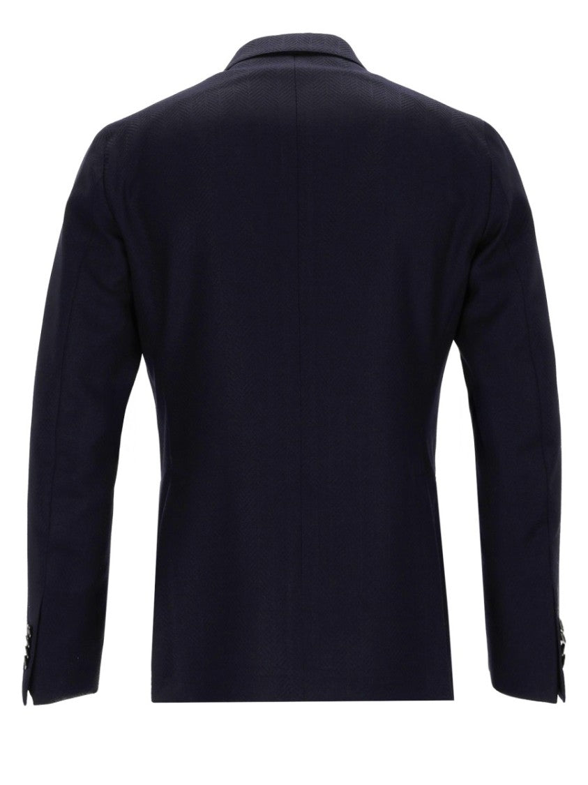Tagliatore Montecarlo Virgin Wool Structured Blazer