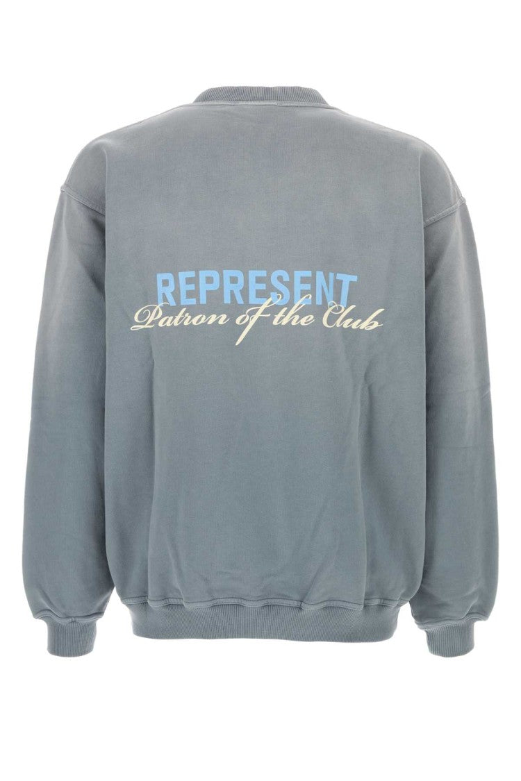 Represent Powder Blue Cotton Sweatshirt