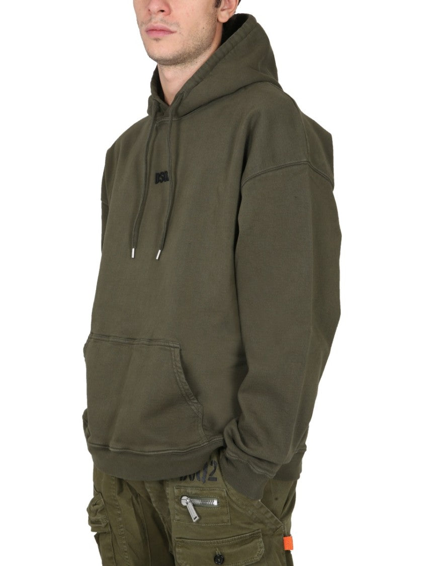 Dsquared2 Relaxed-Fit Hoodie With Drawstring