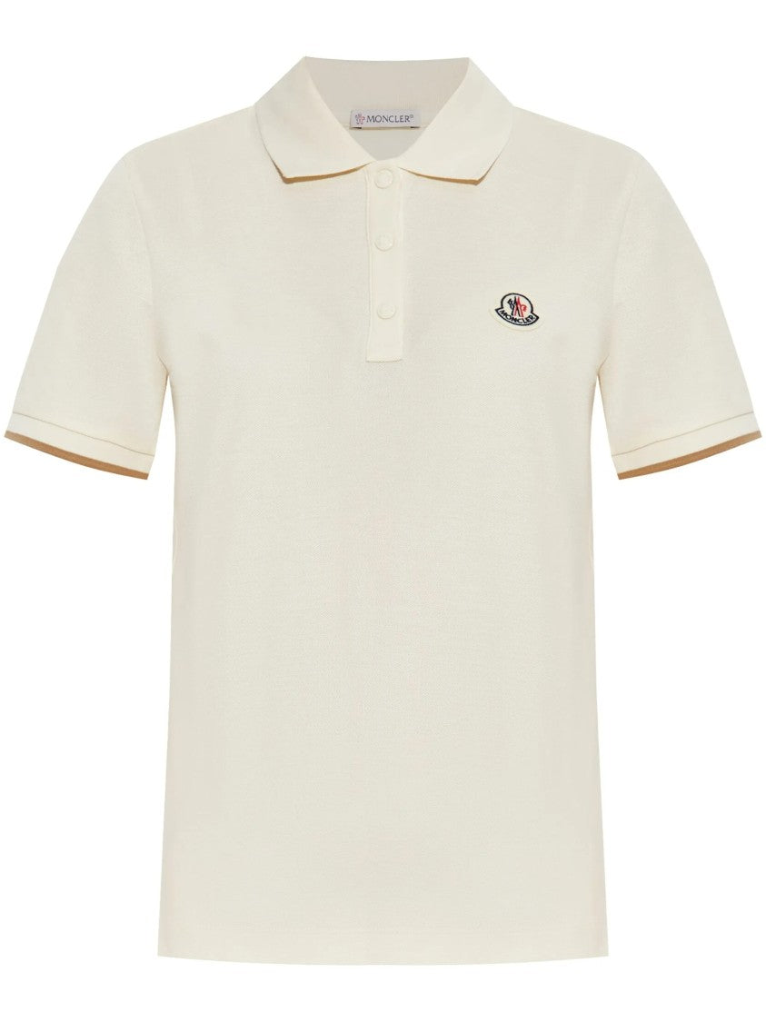 Moncler Short-Sleeved Classic Collar Polo Shirt
