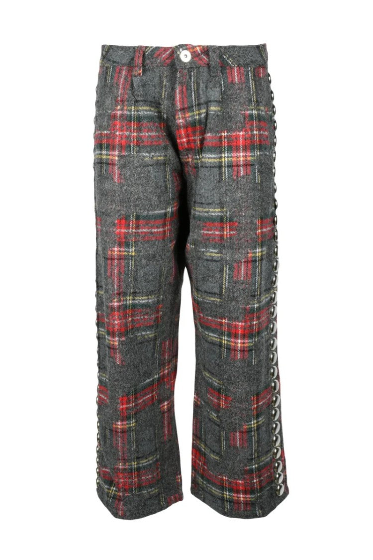 Vaquera Cropped Straight-Cut Trousers