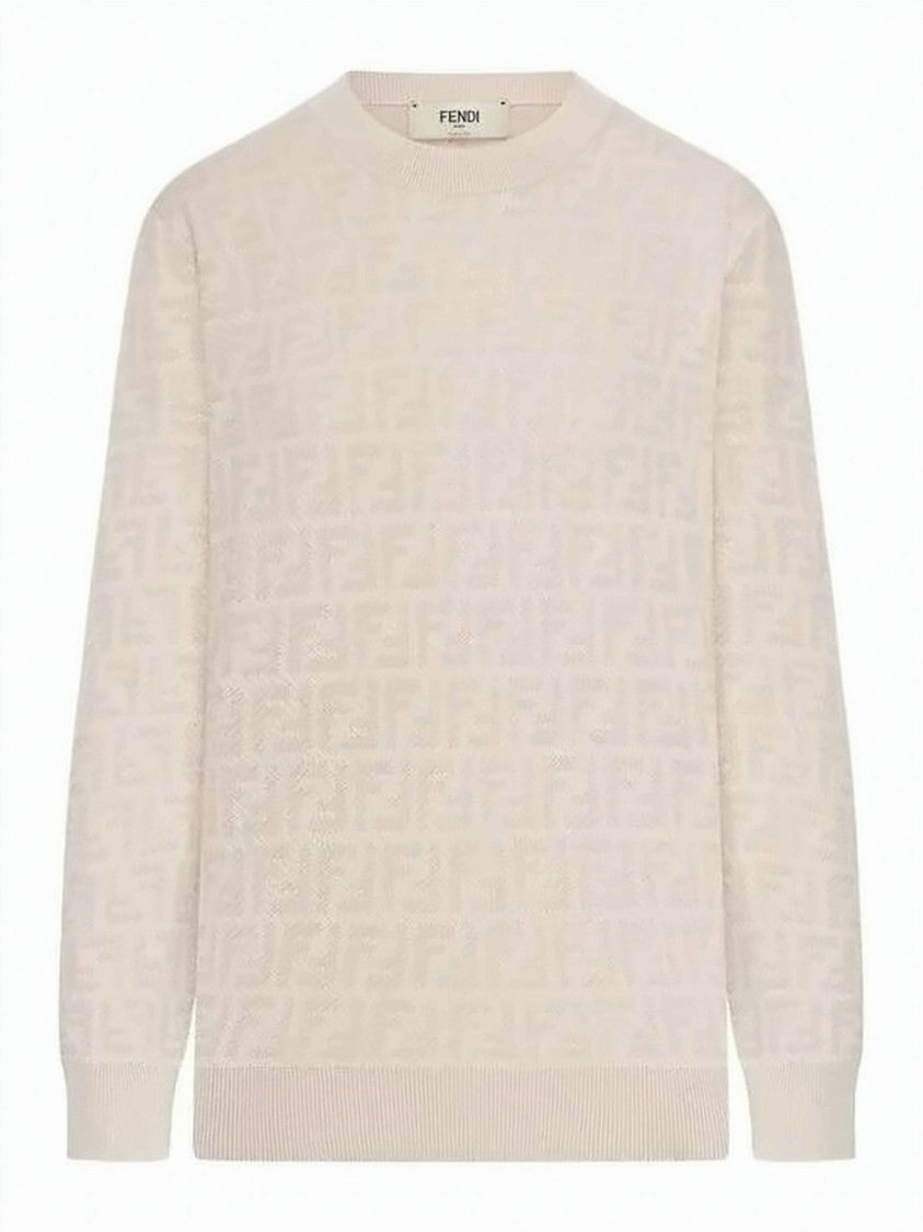 Fendi Embossed Knit Sweater