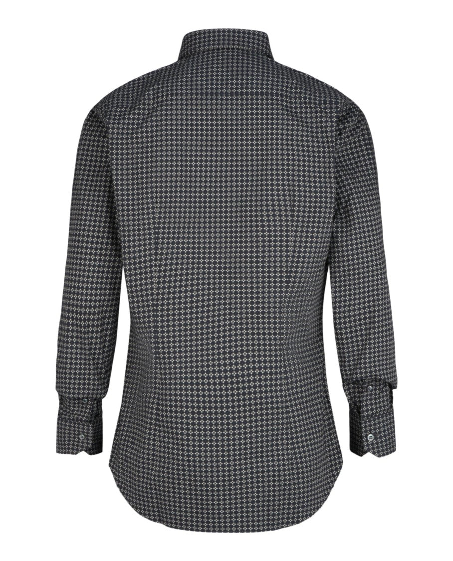 Brioni Slim-Fit Patterned Dress Shirt