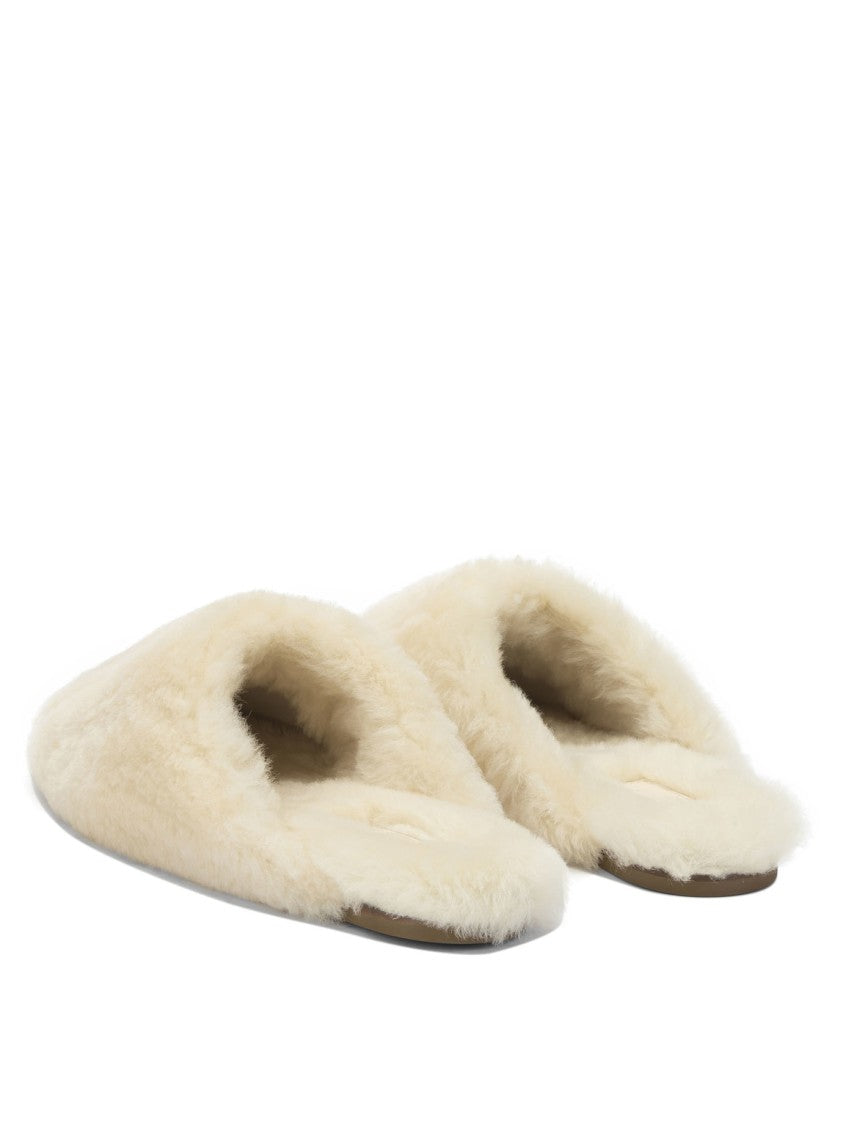 Aeydē "Rega" Slippers In Shearling