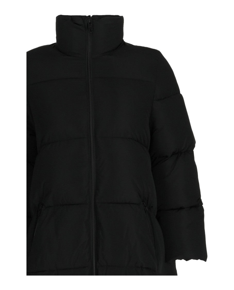 Balenciaga Oversized Maxi Puffer Coat With Decorative Bow