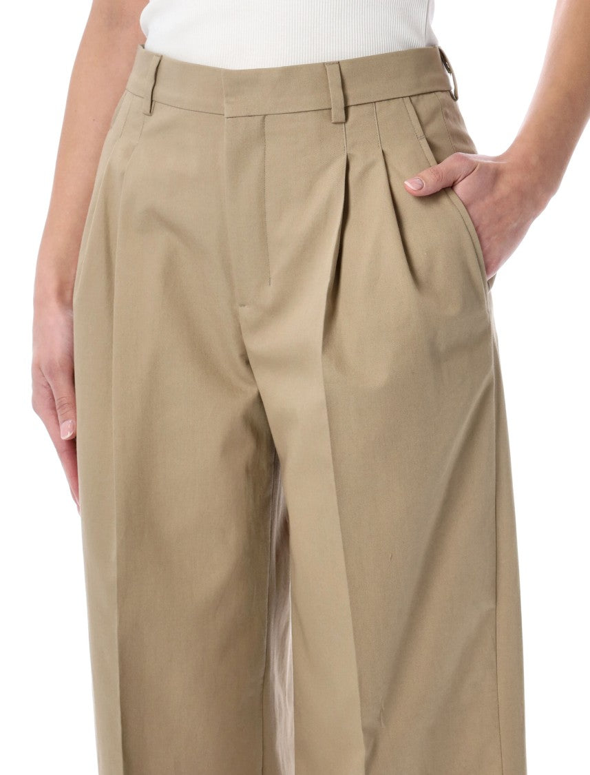 Ami Paris Ami Paris Cotton Canvas Pants