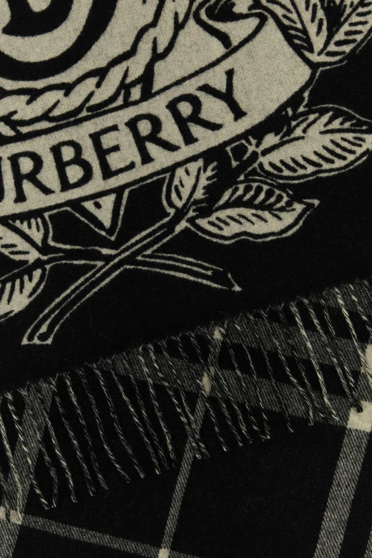 Burberry Embroidered Cashmere Scarf