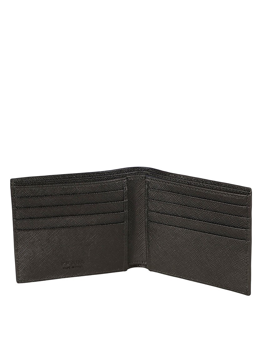 Prada Textured Saffiano Leather Bifold Wallet