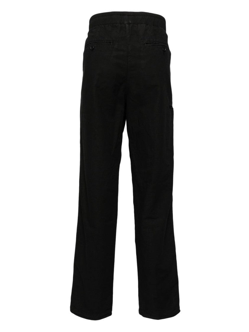 James Perse Textured Cotton And Hemp Blend Trousers