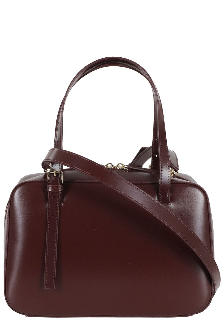 A.P.C. Wine Sac Virginie Box Double-Handle Polyurethane Mini Bag