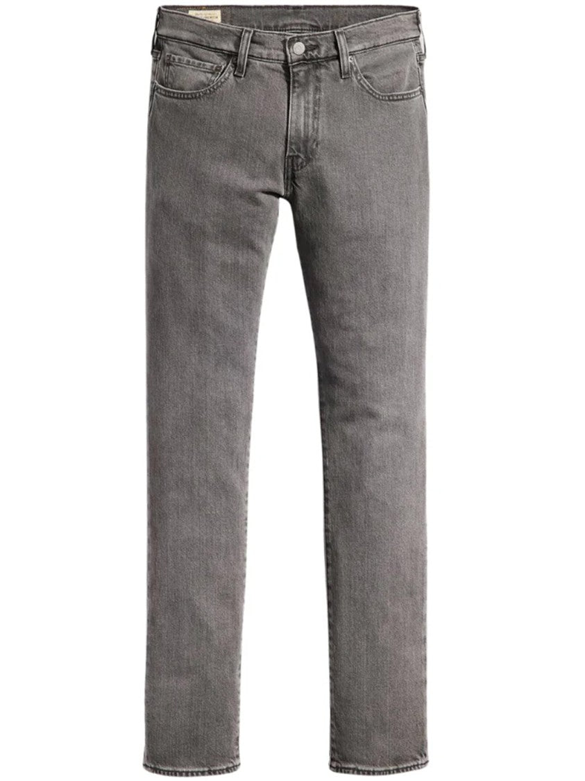 Levi's Slim-Fit Grey Denim Jeans With Classic Five-Pocket Design