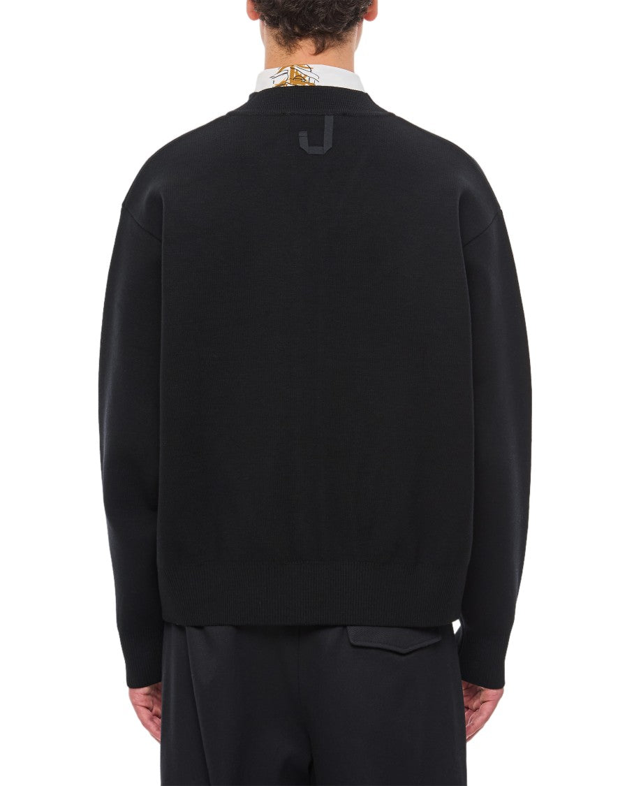 Jacquemus Button-Closure V-Neck Cardigan With Ribbed Details
