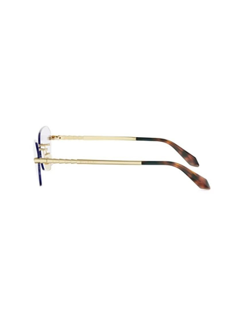 Bulgari Gold Bv50070u Rimless Rectangular Frames