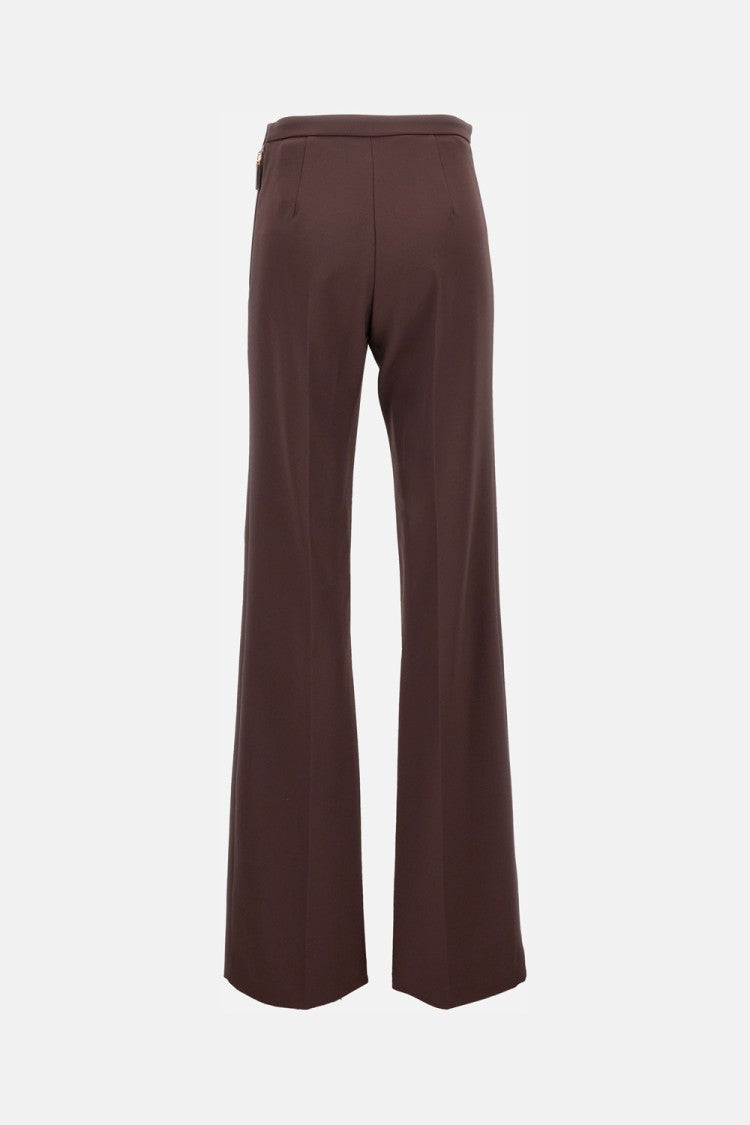 Elisabetta Franchi High-Waisted Palazzo Trousers