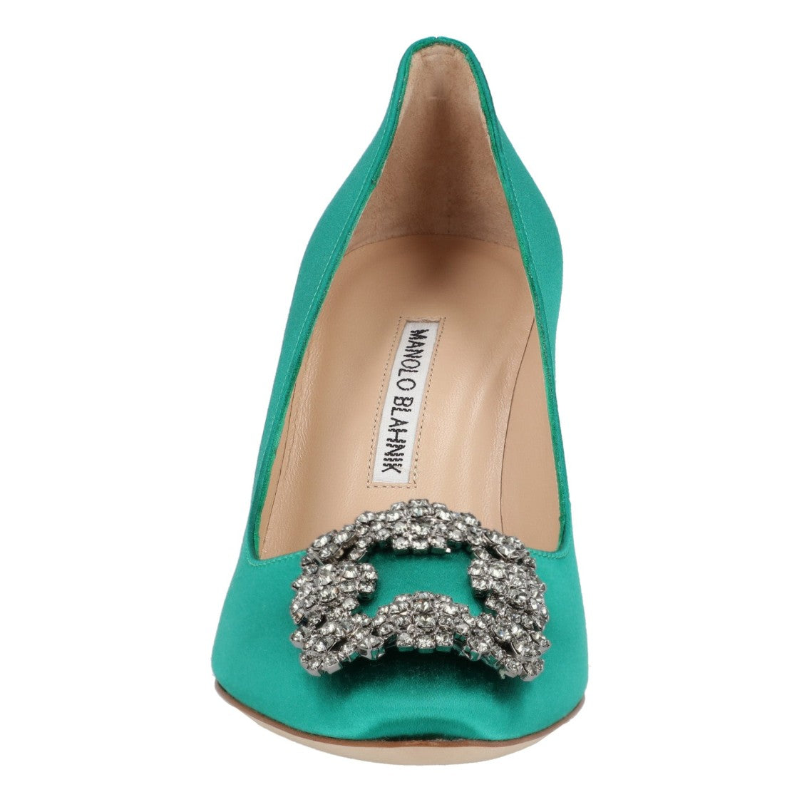 Manolo Blahnik Hangisi 090 Pumps Green