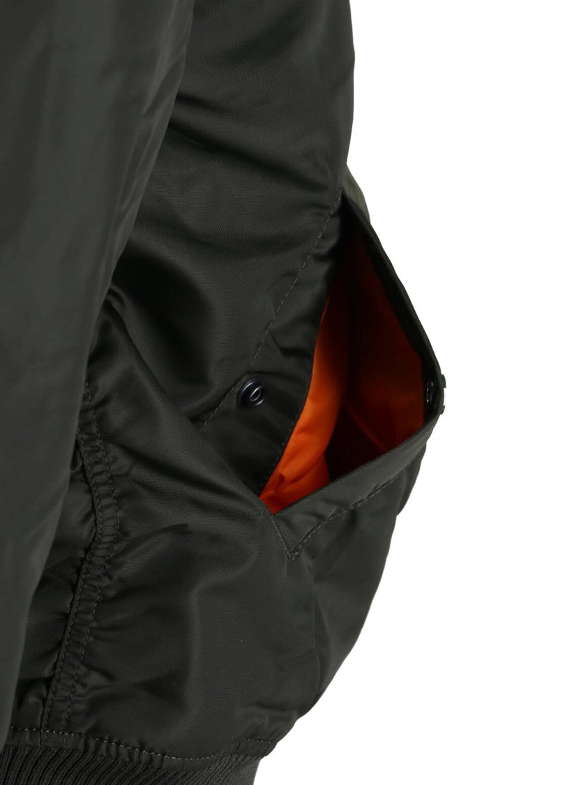 Alpha Industries "Ma-1 Vf 59" Bomber Jacket, In Black Fabric