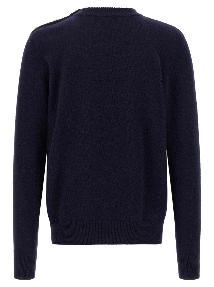 Balmain 'Leone Catena' Button Sweater