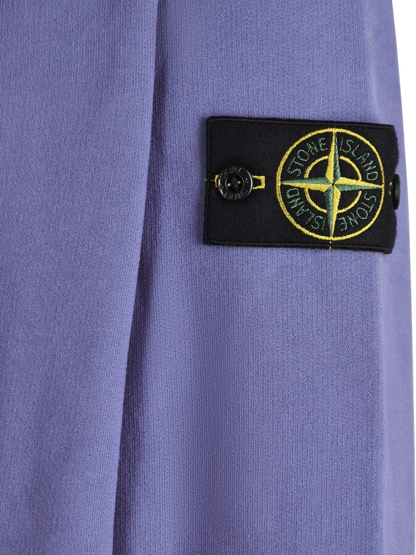Stone Island Men's Crew Neck Sweater With Subtle Texture