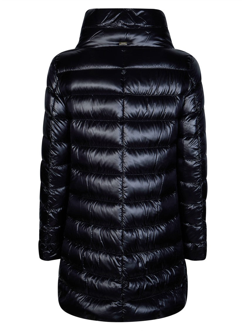 Herno Sofia Glossy High Collar Down Jacket
