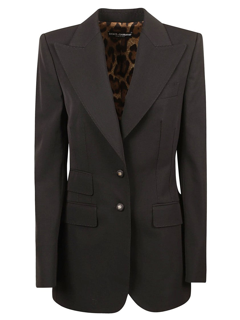 Saint Laurent Tailored Black Jacket With Structured Silhouette