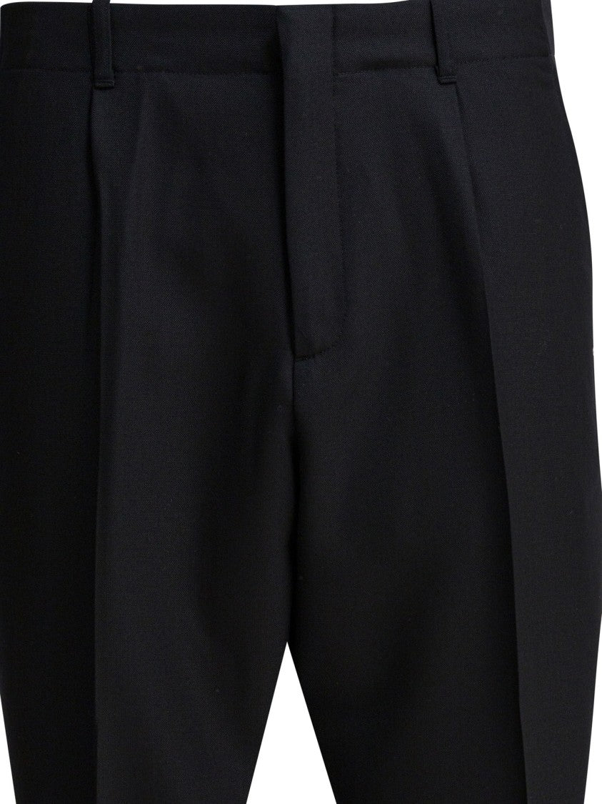 Our Legacy Relaxed Fit Black Wool Chino Pants