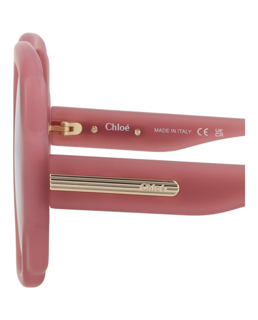 Chloé Round-Frame Recycled Injection Sunglasses