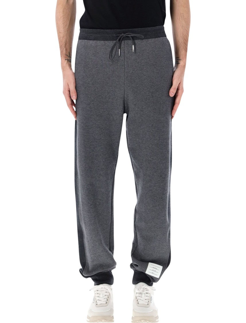 Thom Browne Four Bar Engineered Fleece Sweatpants
