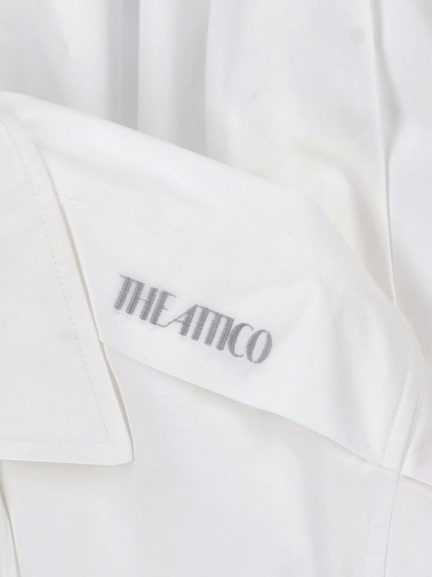 The Attico Asymmetric Shirt – White