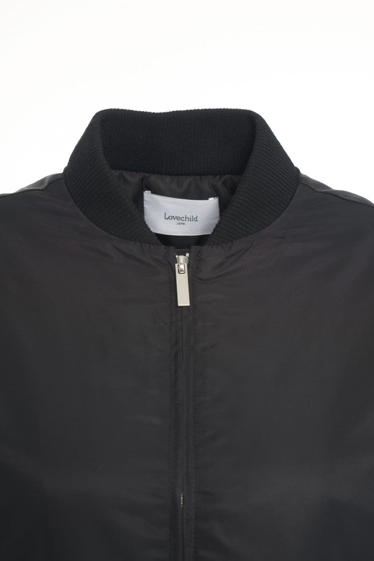 Loveshild 1979 Full Zip Bomber Jacket With Ribbed Details