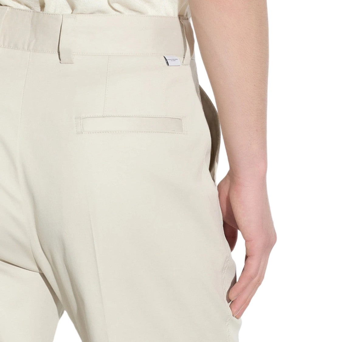 Paolo Pecora Cotton-Lyocell Stretch Loose-Fit Chino Pants