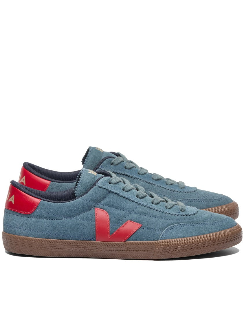 Veja Panenka Blue Suede Low Top Sneakers
