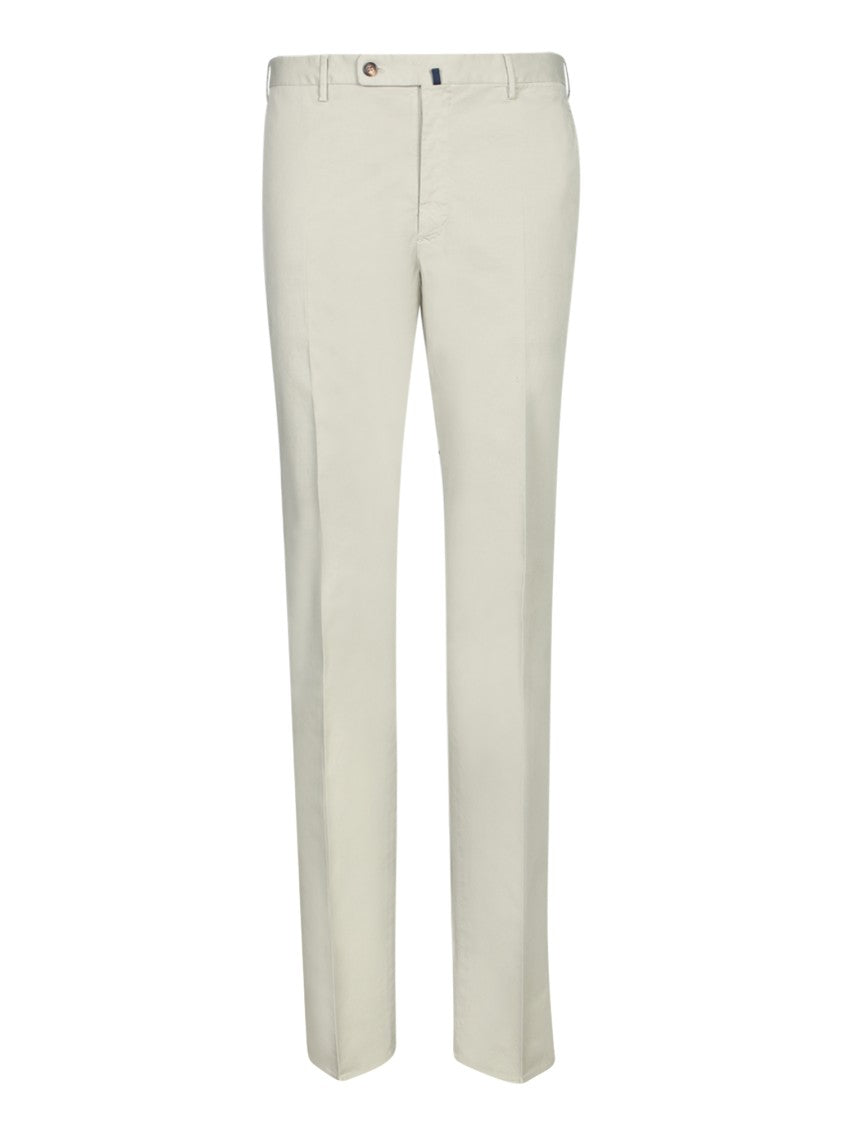 Incotex Green Trousers With Flattering Cut