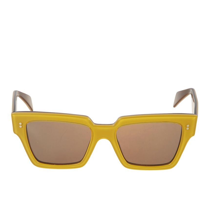 Kador Fashion Square Frame Sunglasses With Two-Tone Design