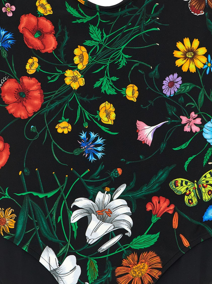 Gucci Flora' One-Piece Swimsuit