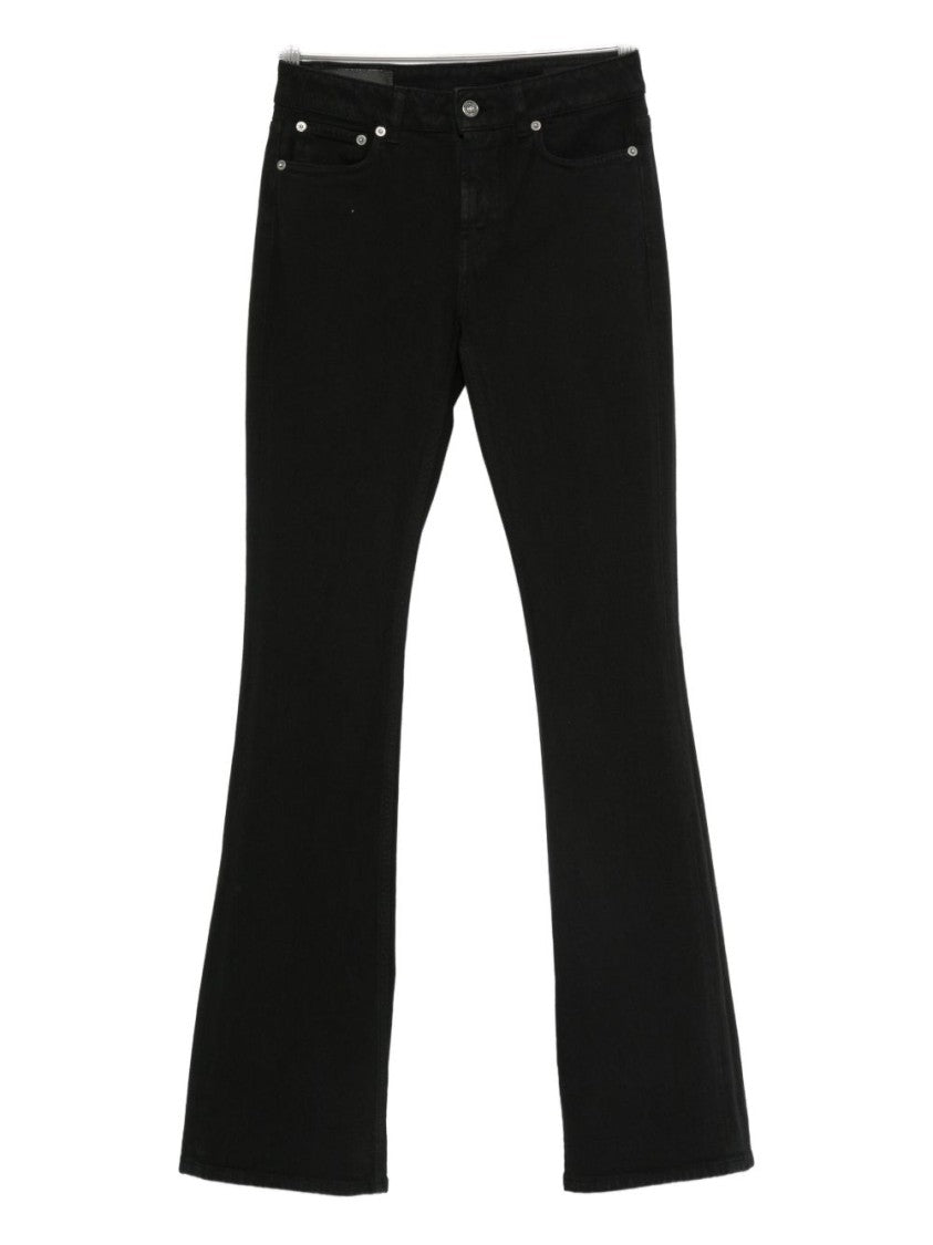 Dondup Fitted Flared Black Jeans
