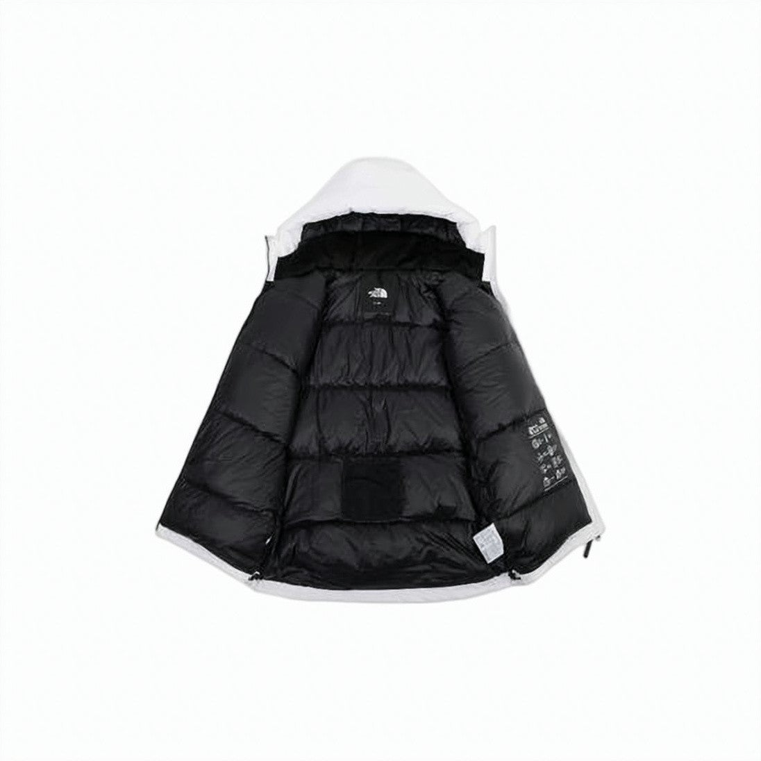 Oamc High-Collar White Short Padded Jacket