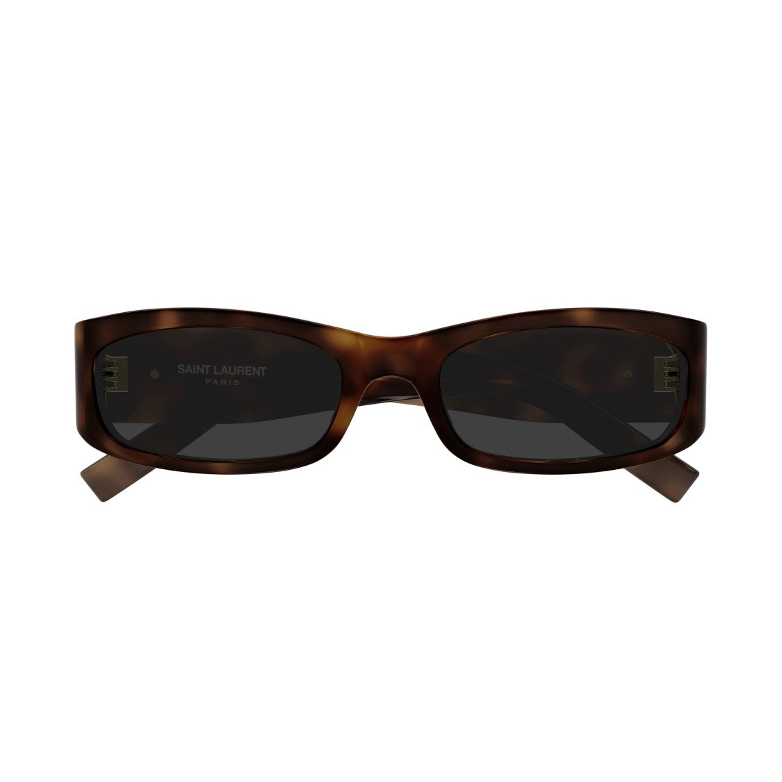 Saint Laurent Rectangular Tortoiseshell Acetate Sunglasses With Gold-Tone Logo