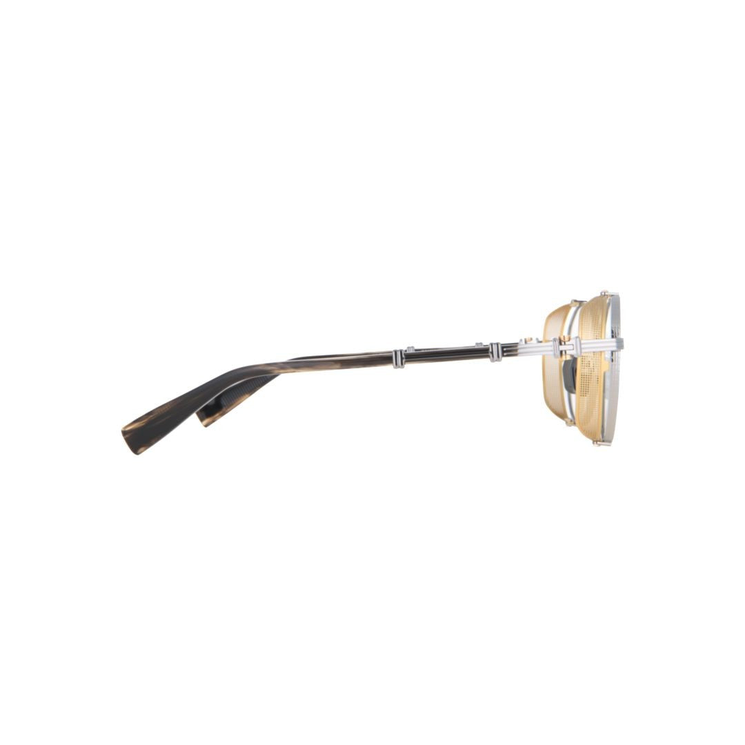 Balmain Brigade - I Round Silver Metal Frame Eyeglasses