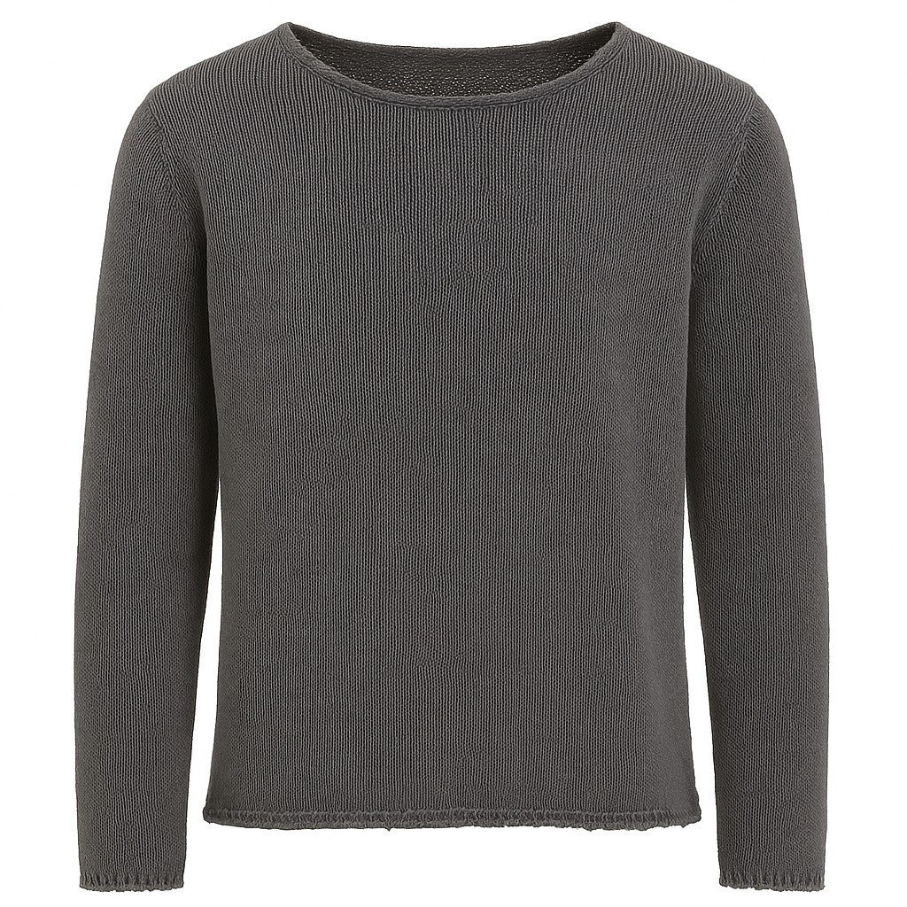 Fabrizio Del Carlo Textured Knit Crewneck Sweater