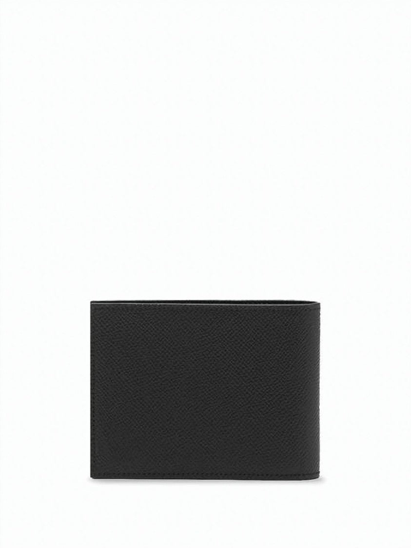 Salvatore Ferragamo Bifold Wallet In Textured Calf Leather