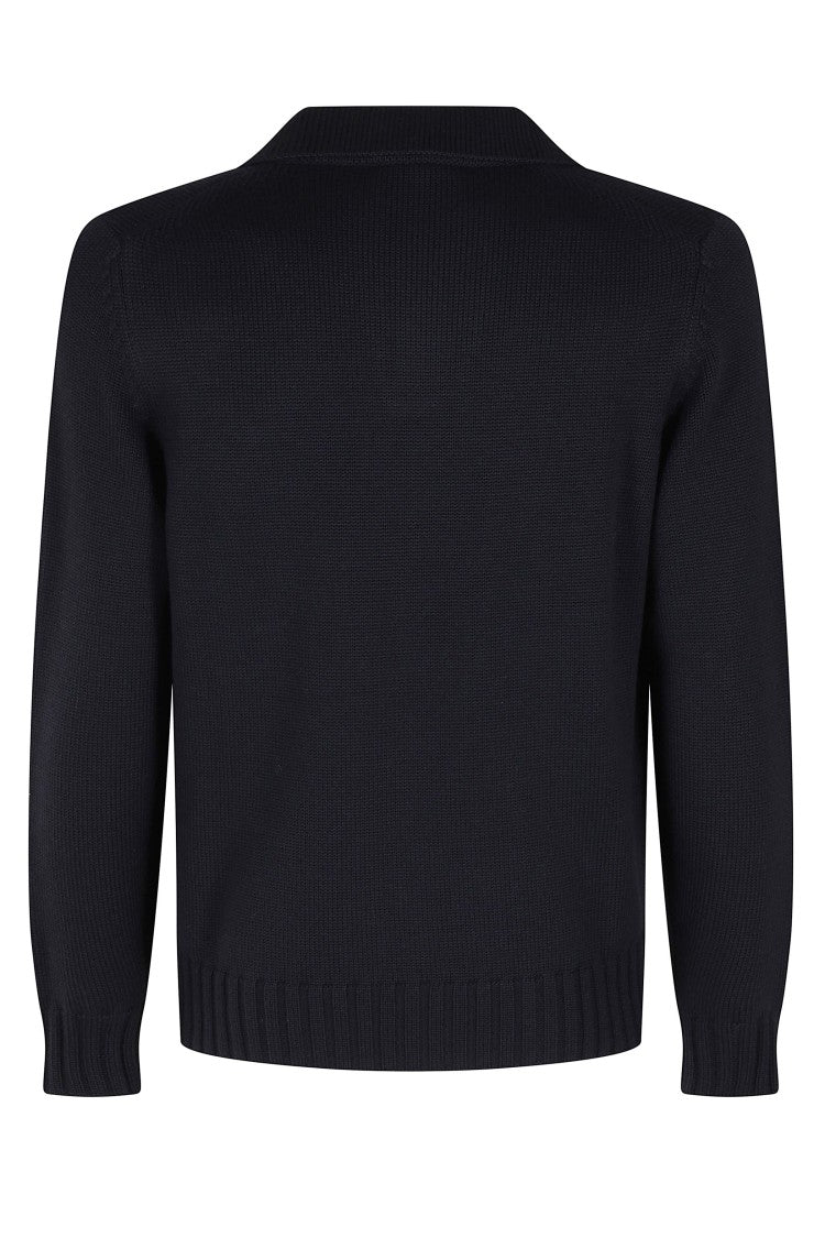 Filippo De Laurentiis Skipper Polo Shirt In Fine Merino Wool